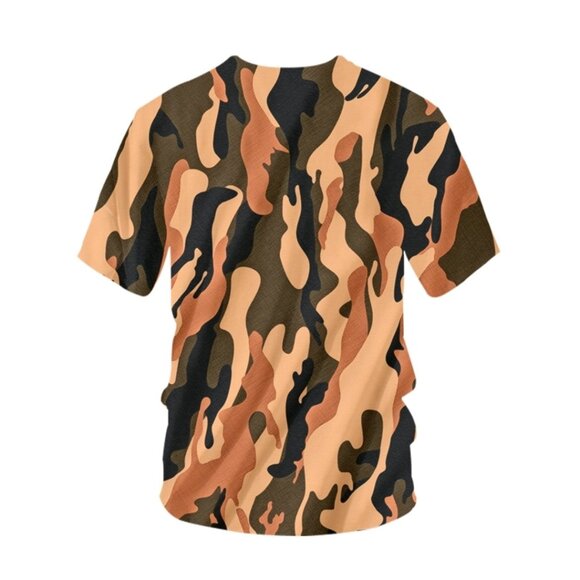 Queen L Boogie Camouflage Crew Neck Tshirt - Picture 2 of 2